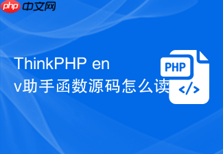 thinkphp env助手函数源码怎么读