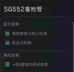 《三角洲行动》SG552配件选择攻略