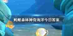 猜一猜以下哪种蟹会排队换壳 神奇海洋1月5日答案
