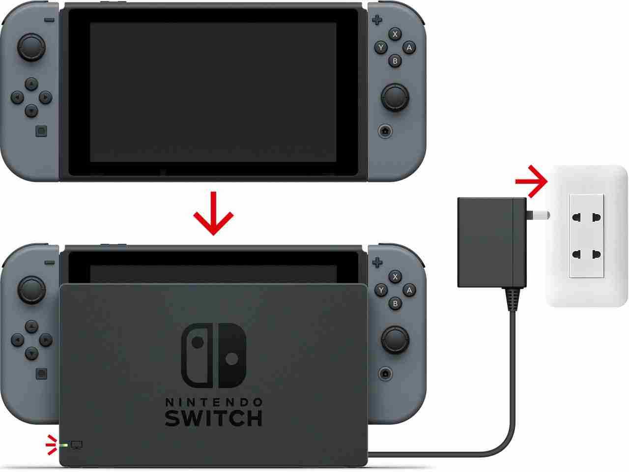 任天堂Switch主机充电教程 教你如何为你的NS充电