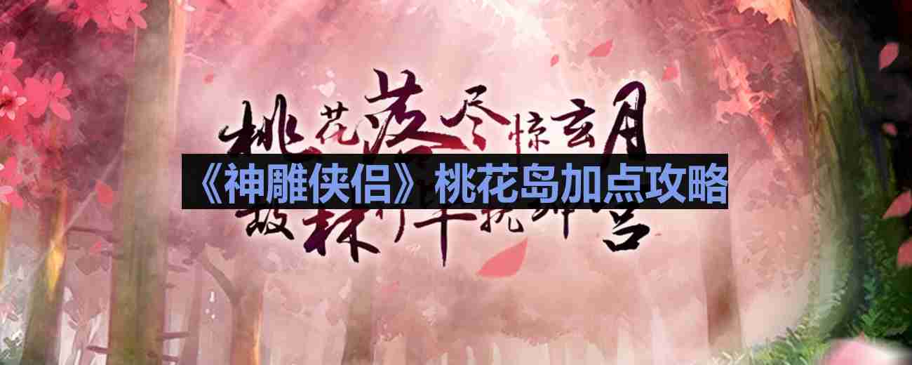 神雕侠侣桃花岛怎么加点-神雕侠侣桃花岛加点攻略