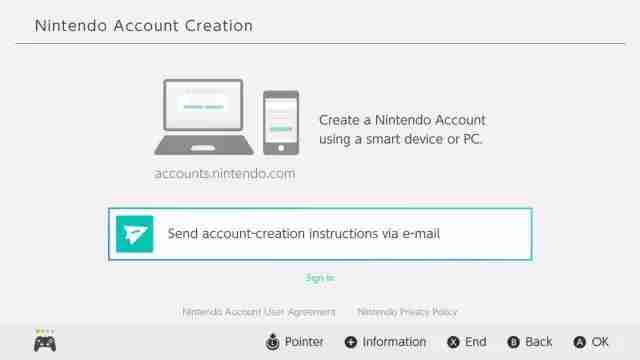 switch如何注册账号 任天堂NS游戏用户注册教程