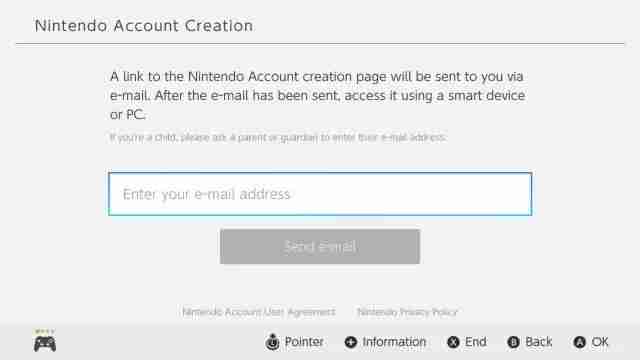 switch如何注册账号 任天堂NS游戏用户注册教程