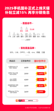 定了!手机国补1月20日正式实施,天猫率先承接