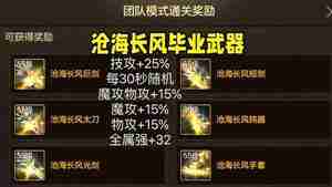 dnf手游沧海长风武器属性