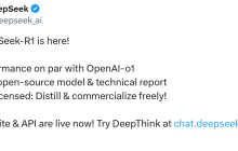 DeepSeek-R1 最新发布，剑指 OpenAI o1