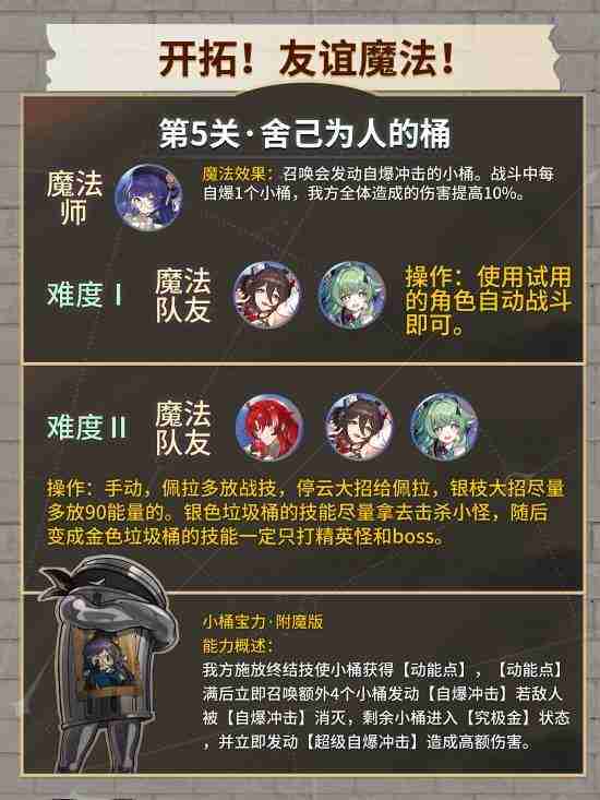 《崩坏星穹铁道》攻略——开拓友谊魔法第五关