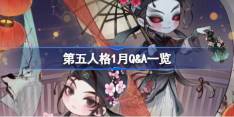 第五人格1月Q&A一览-第五人格2025年1月Q&A
