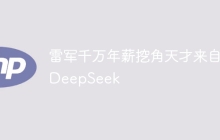 雷军千万年薪挖角天才来自DeepSeek