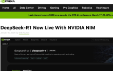 英伟达平台上线DeepSeek R1