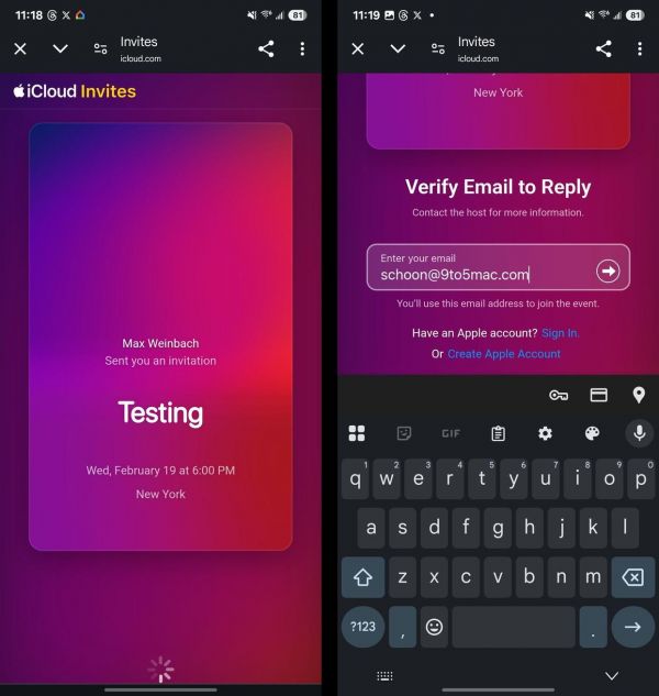 苹果Invites应用跨平台体验，安卓用户实测报告