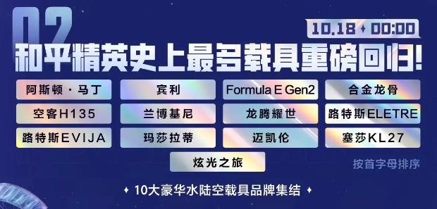 和平精英刺激之夜返场载具一览 刺激之夜什么载具返场