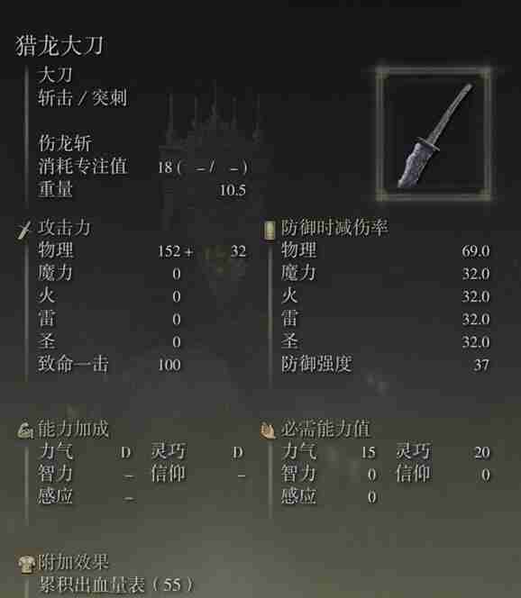 艾尔登法环黄金树幽影猎龙大刀怎么获得-艾尔登法环猎龙大刀位置攻略