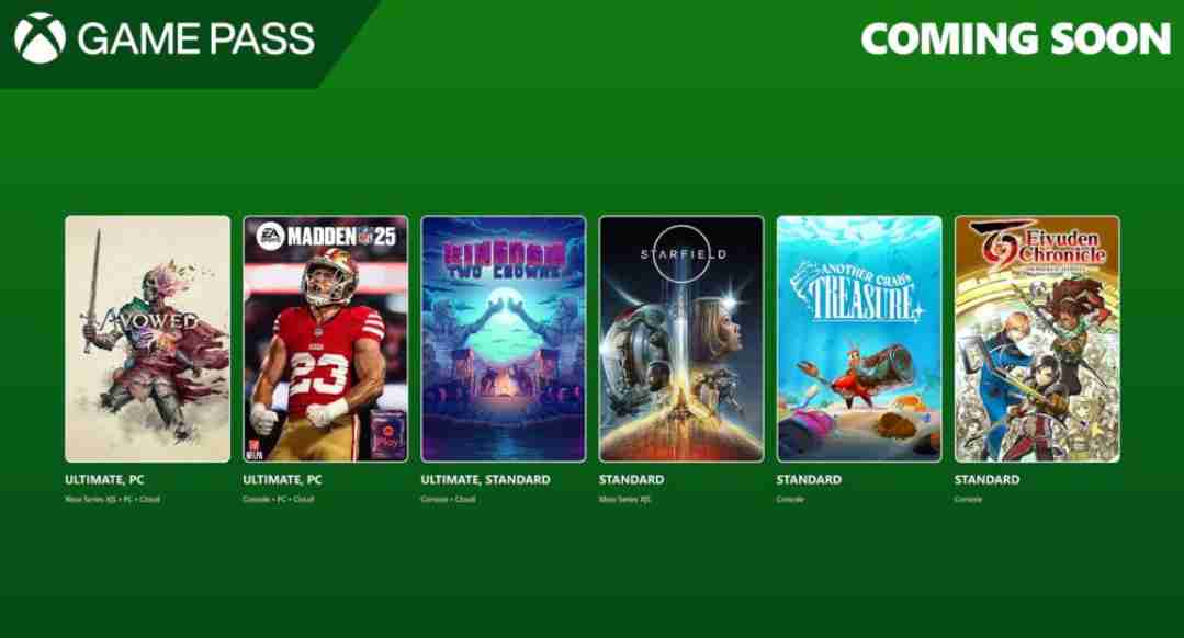 Game Pass 2月上旬更新：多款重磅游戏加入，丰富玩家体验