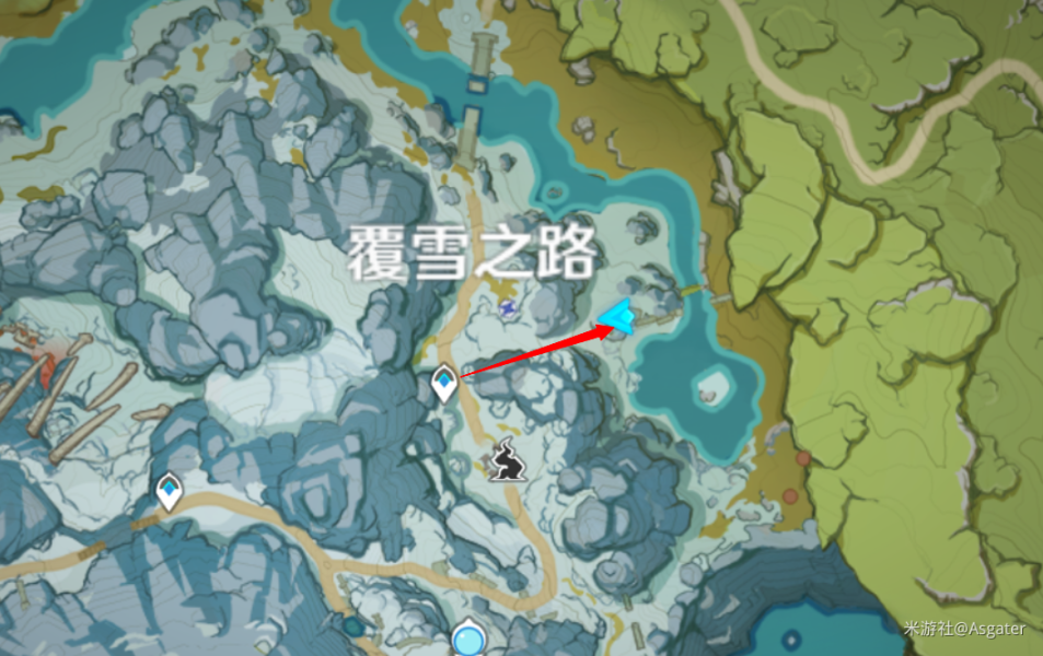 《原神手游》龙脊雪山石碑位置说明