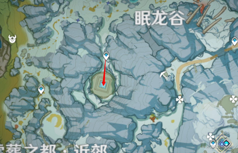 《原神手游》龙脊雪山石碑位置说明