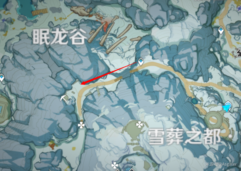《原神手游》龙脊雪山石碑位置说明