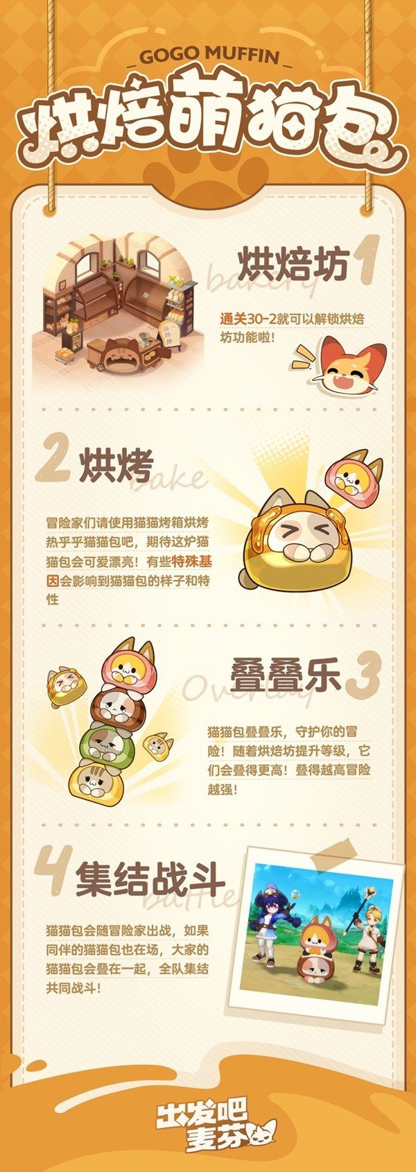 《出发吧麦芬》猫猫包玩法详细说明