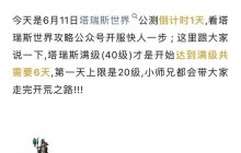 《塔瑞斯世界》开服第一天开荒玩法指南