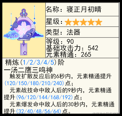 原神梦见月瑞希武器怎么选
