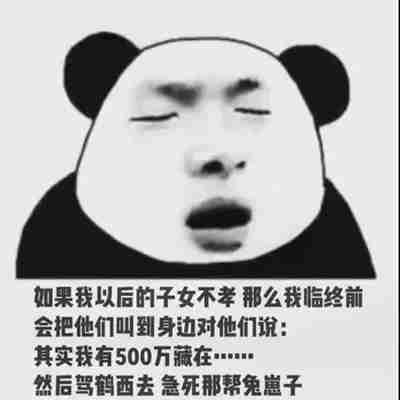 如果我以后的子女不孝表情包