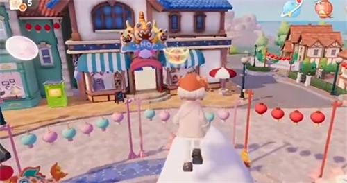 心动小镇新春潮流季六个金元宝泡泡位置