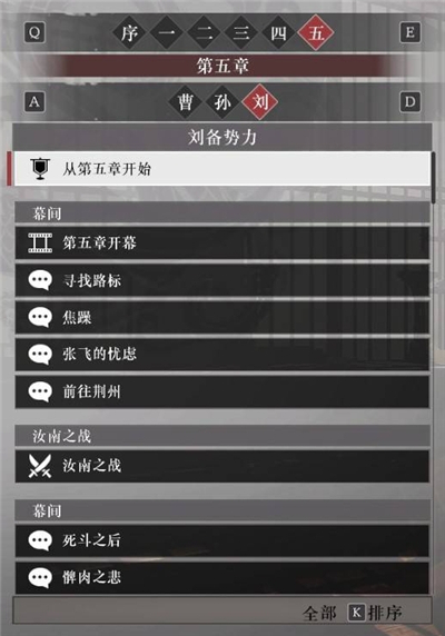 真三国无双起源刘备阵营故事解锁列表