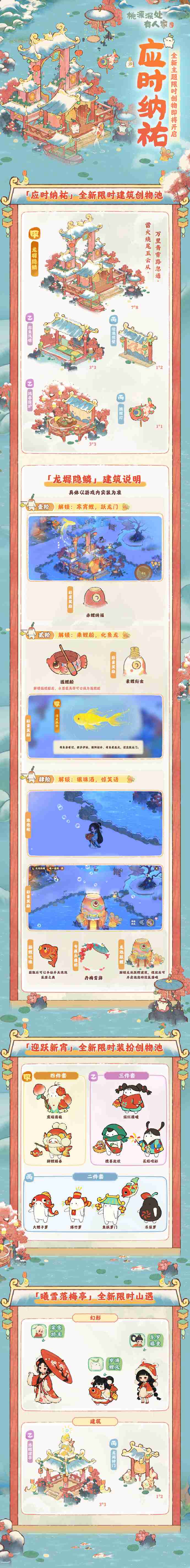桃源深处有人家锦鳞迎春怎么玩-桃源应时纳佑创物池活动介绍
