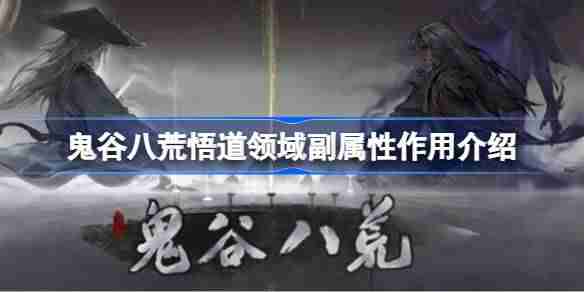 鬼谷八荒悟道领域副属性作用介绍-鬼谷八荒悟道领域副属性有什么作用