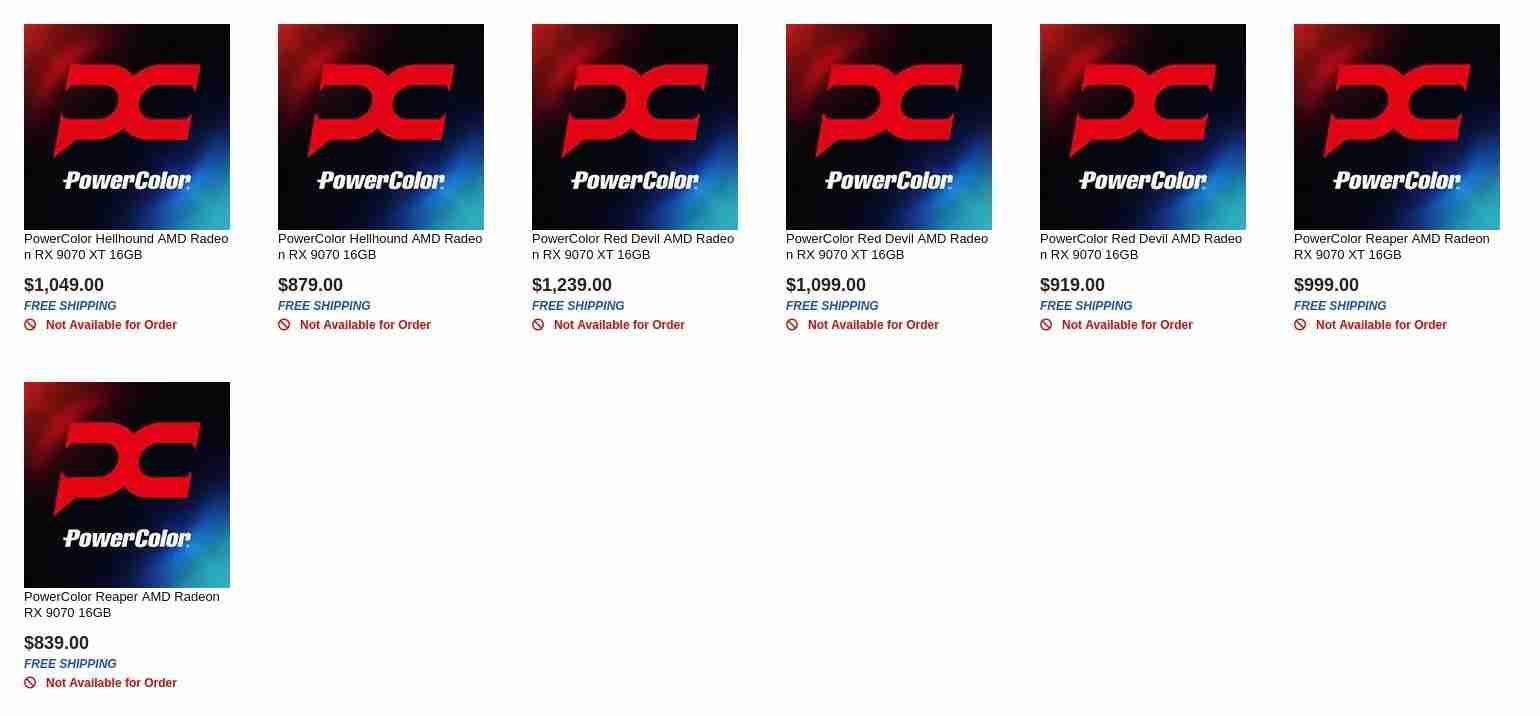AMD 9070 价格泄露 传售价699美元 将在3月初登场