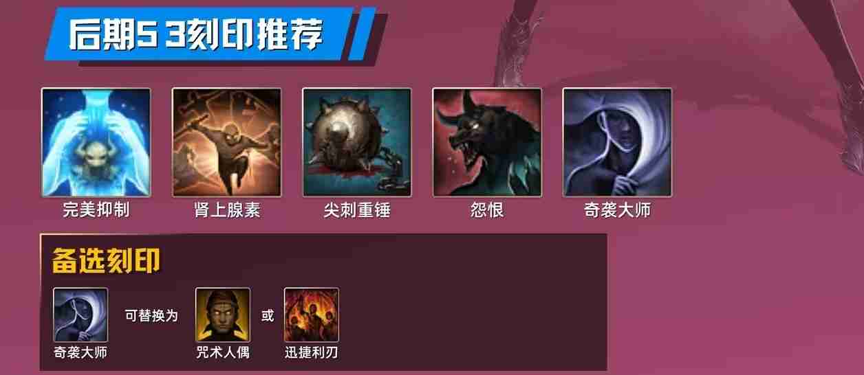 命运方舟抑制流半魔铭刻怎么选-完美抑制恶魔利刃铭刻搭配攻略