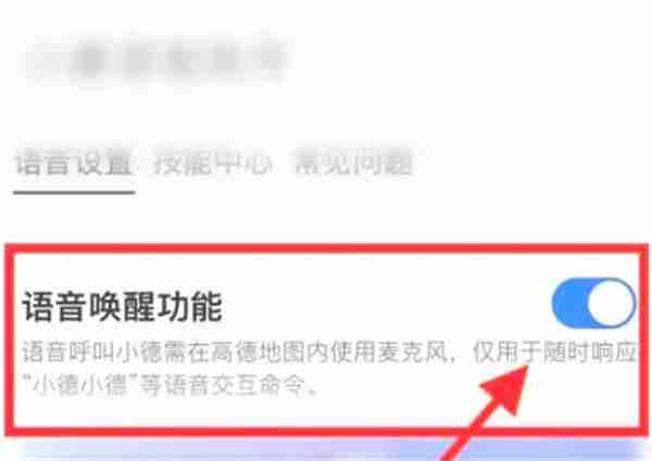 高德地图怎么开启语音唤醒功能
