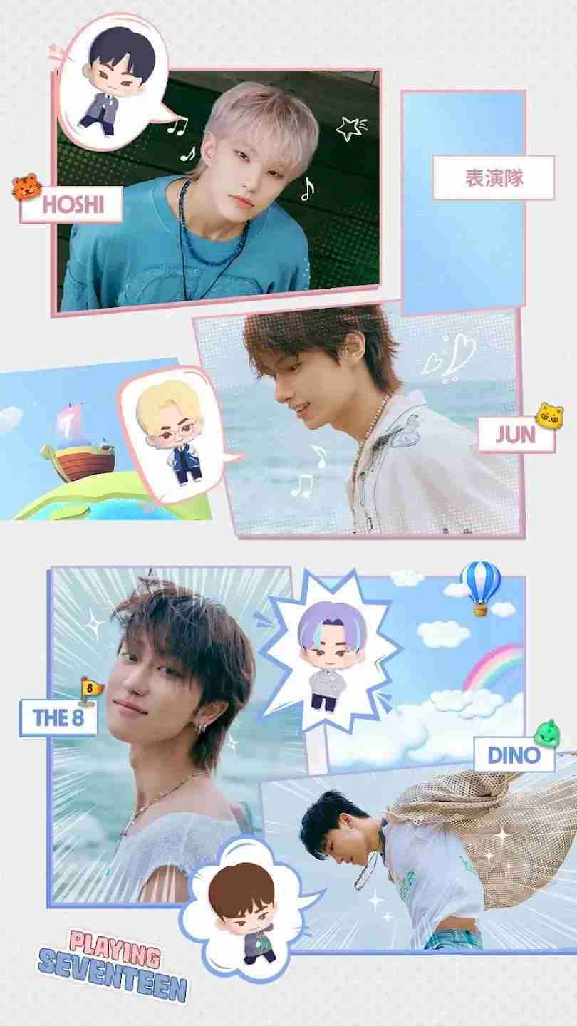 男子流行音乐团体 SEVENTEEN 官方益智游戏《SEVENTEEN 配配乐》展开全球事前预约