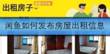 闲鱼如何发布房屋出租信息