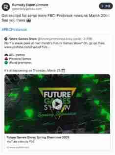 FBC:Firebreak亮相春季未来游戏展,Remedy Entertainment的全新射击冒险即将揭晓