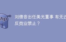 刘德音出任美光董事 有无违反竞业禁止?