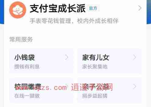 支付宝怎么给小天才充零花钱