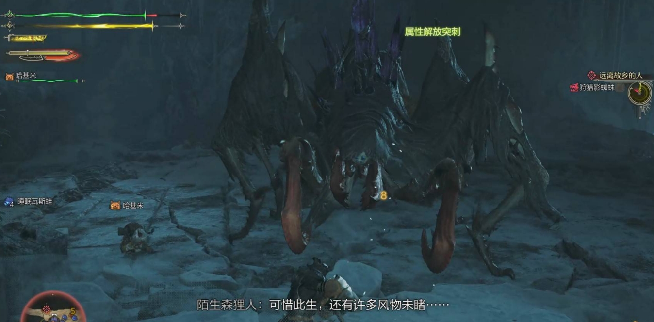 怪物猎人荒野影蜘蛛怎么打