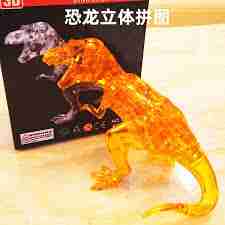 恐龙3d立体拼图的视频