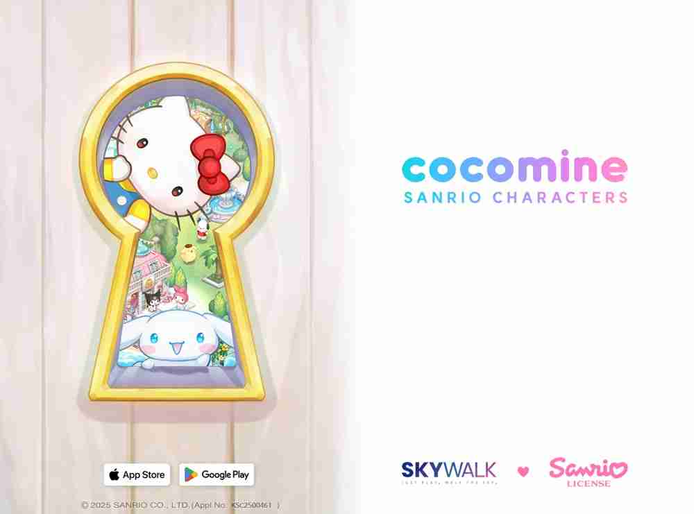 《Cocomine Sanrio characters》将于 2025 年上半推出 与三丽鸥明星一同探索世界