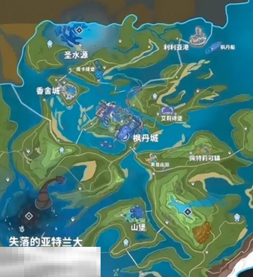 原神七国地图是怎么样的 七国地图全貌介绍