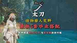 怪物猎人荒野赤刃太刀怎么配装-分享赤刃太刀最佳配装方案