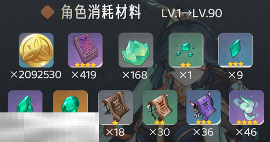 原神闲云突破材料是什么 闲云突破材料介绍一览