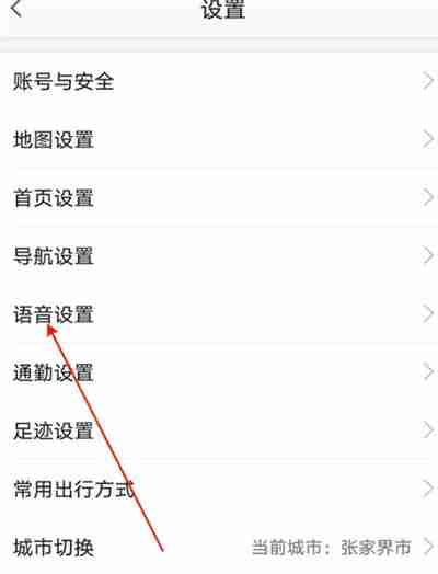 高德地图怎么换声音