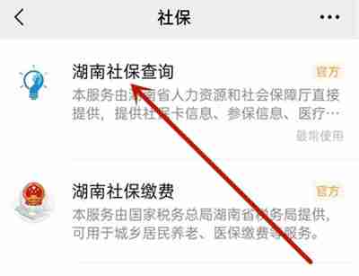 微信怎么查询参保信息