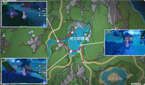 原神5.4湖光铃兰收集路线