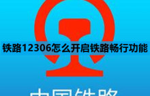 铁路12306怎么开启铁路畅行功能