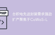 台积电先进封装需求强劲 扩产聚焦于CoWoS-L