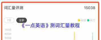 一点英语如何测试词汇量-使用一点英语提升词汇量的方法