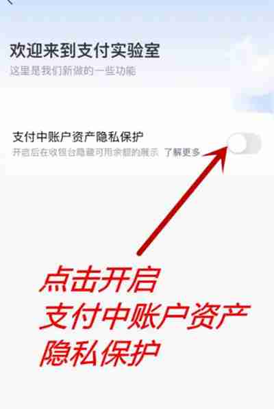 支付宝怎么把余额隐藏